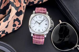 Thumbnail von Panerai Luminor Due Luna Steel Automatic Men's Watch Ref. PAM01306 B&P 2021