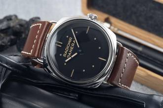 Thumbnail von Panerai Radiomir stainless steel manual winding men's watch Ref. PAM00449 papers