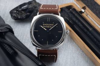 Thumbnail von Panerai Radiomir stainless steel manual winding men's watch Ref. PAM00449 papers