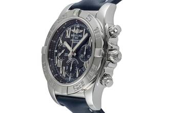Thumbnail von Breitling Chronomat 44 Chronograph Black Dial Stainless Steel Automatic Ref. AB0110