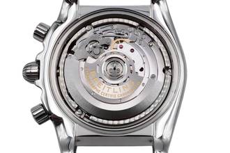 Thumbnail von Breitling Chronomat 44 Chronograph Black Dial Stainless Steel Automatic Ref. AB0110