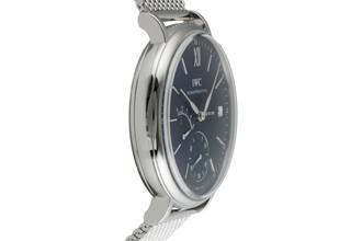 Thumbnail von IWC Portofino Hand-Wound Stainless Steel Men's Watch Ref. IW510116 Box & Papers 2009