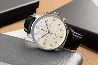 Thumbnail von IWC Portugieser Chronograph Steel Automatic Men's Watch Ref. IW371401