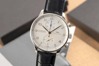 IWC Portugieser Chronograph Steel Automatic Men's Watch Ref. IW371401