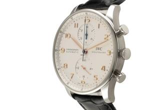 Thumbnail von IWC Portugieser Chronograph Steel Automatic Men's Watch Ref. IW371401