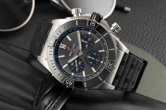 Thumbnail von Breitling Chronomat Super Chronomat B01 44 Chronograph Automatic Ref. AB0136251B2S1 B&P