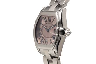 Thumbnail von Cartier Roadster Pink Dial Stainless Steel Quartz Ladies' Watch Ref. W62017V3 2675