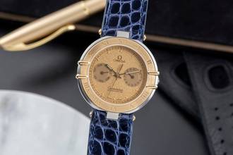 Omega Constellation Day-Date Chronometer Day Date Steel / Gold Quartz Men's Watch 198.0145