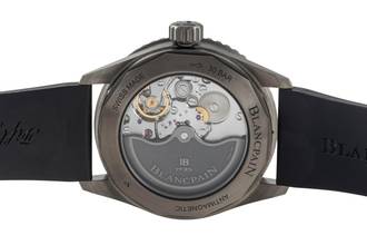 Thumbnail von Blancpain Fifty Fathoms Bathyscaphe Blue Ceramic 5000-0240-NAOA B&P NP €14,700