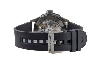 Thumbnail von Blancpain Fifty Fathoms Bathyscaphe Blue Ceramic 5000-0240-NAOA B&P NP €14,700