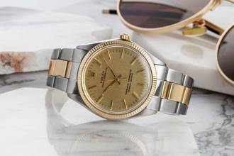Thumbnail von Rolex Oyster Perpetual 34 Stahl / Gold Automatik Herrenuhr Ref. 1005 Klassiker