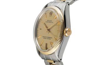 Thumbnail von Rolex Oyster Perpetual 34 Stahl / Gold Automatik Herrenuhr Ref. 1005 Klassiker