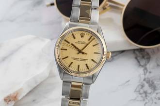 Thumbnail von Rolex Oyster Perpetual 34 Stahl / Gold Automatik Herrenuhr Ref. 1005 Klassiker