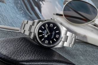 Thumbnail von Rolex Explorer Oyster Edelstahl Automatik Herren Ref. 124270 Box & Papiere 2023