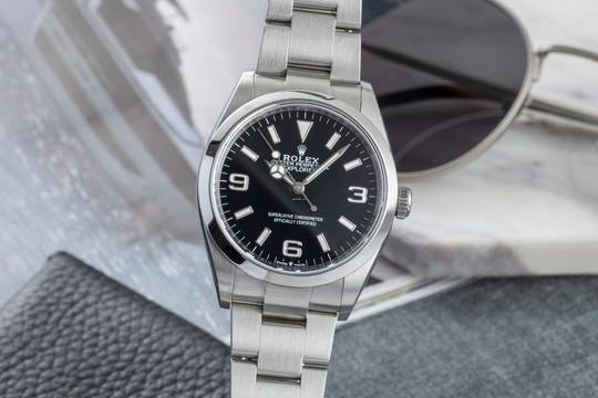  Rolex Explorer Oyster Edelstahl Automatik Herren Ref. 124270 Box & Papiere 2023 