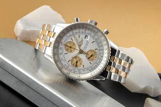 Thumbnail von Breitling Navitimer Chronograph Steel / Gold Automatic Men's Watch Ref. B13019
