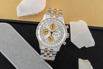 Thumbnail von Breitling Navitimer Chronograph Steel / Gold Automatic Men's Watch Ref. B13019