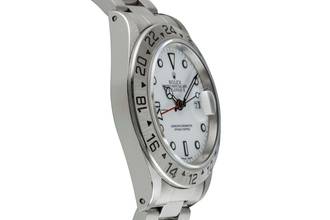 Thumbnail von Rolex Explorer II Polar White Dial Stahl Automatik Herrenuhr Ref. 16570 A-Serie