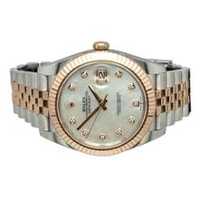 Thumbnail von Rolex Datejust 41 Everose/steel MOP Diamond dial Ref. 126331 Full set 2021