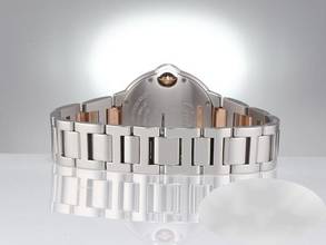 Thumbnail von Cartier Ballon Bleu 33mm Edelstahl Rosegold 750 Diamanten 2018 We902077 Steel 18kt Rose Gold