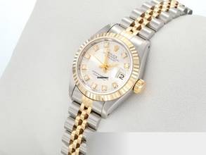 Thumbnail von Rolex Lady-Datejust Edelstahl Gelbgold 750 Diamanten Automatik Gold Stahl Stainless Steel 18kt Yellow Gold Jubilé-band Chronometer Oyster