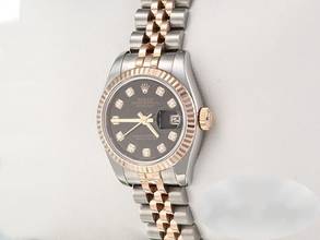 Thumbnail von Rolex Lady-Datejust 26mm 179171 2011 Stahl Rosegold 750 Diamanten Automatik Stainless Steel 18kt Rose Gold Jubilé-band Chronometer Oyster Black Dial