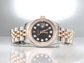 Thumbnail von Rolex Lady-Datejust 26mm 179171 2011 Stahl Rosegold 750 Diamanten Automatik Stainless Steel 18kt Rose Gold Jubilé-band Chronometer Oyster Black Dial