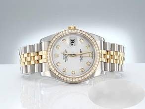 Thumbnail von Rolex Datejust 36 36mm 116243 2016 Stahl Gelbgold 750 Diamanten Automatik Stainless Steel 18kt Yellow Gold Jubilé-band Chronometer Oyster White Dial