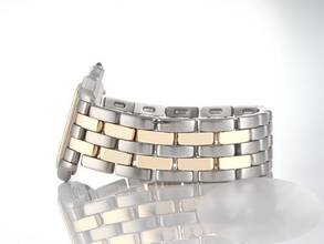 Thumbnail von Cartier Panthère Grosses Modell Edelstahl Gelbgold 750 Herren Damen Stahl Gold Steel