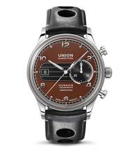 Thumbnail von Union Glashütte Noramis Chronograph Limited Edition Sachsen Classic 2023 limitiert 350 Stück weltweit neu Full Set inkl. Lederband mit Racing Lochung schwarz