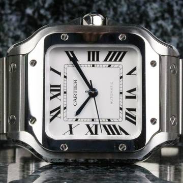  Cartier Santos De Cartier Medium White WSSA0029 - New - Fullset 2026 