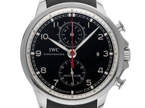  IWC Portugieser Yacht Club Chronograph Ref.IW390204 Bj.2011 Full Set wie Neu Vintage Portugieser Yacht Club Chronograph Kautschuk Faltschließe 