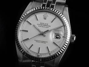 Thumbnail von Rolex Datejust 36 Ref.1601 Bj.1972 Full Set sehr gut Vintage Datejust open 6/9 Stahl 18kt Weißgold
