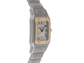 Thumbnail von Cartier Santos Galbée GM Großes Modell Ref.1566 1998 Full Set sehr gut Vintage Santos Galbee GM großes Modell