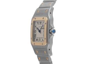 Thumbnail von Cartier Santos Galbée GM Großes Modell Ref.1566 1998 Full Set sehr gut Vintage Santos Galbee GM großes Modell