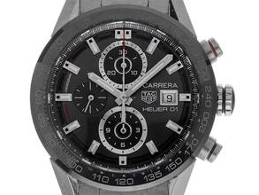 Thumbnail von TAG Heuer Carrera Calibre HEUER 01 Ref.CAR201W.BA0714 Bj.2018 Full Set sehr gut Vintage Carrera