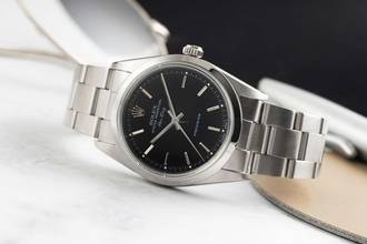 Thumbnail von Rolex Air King 34 Black Dial Oyster Edelstahl Automatik Herrenuhr Ref. 14000 Box