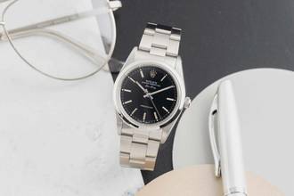 Thumbnail von Rolex Air King 34 Black Dial Oyster Edelstahl Automatik Herrenuhr Ref. 14000 Box