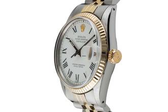 Thumbnail von Rolex Datejust 36 Buckley Dial Stahl / Gold Automatik Ref. 16013 Papiere 1981