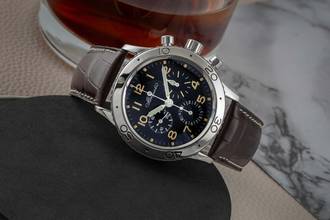 Thumbnail von Breguet Type XX - XXI - XXII Aeronavale Chronograph Steel Automatic Ref. 3800/ST/92 B&P 1996