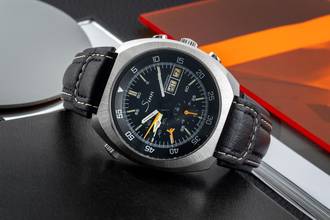 Thumbnail von Sinn 141 GMT Chronograph Stahl Automatik Lemania Vintage Klassiker