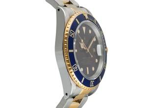 Thumbnail von Rolex Submariner Date Stahl / Gold Herrenuhr Blue Dial Ref. 16613 Box 2008 R-Serie