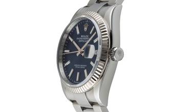 Thumbnail von Rolex Datejust 36 Blue Dial Stahl / Weissgold Automatik Herrenuhr Ref. 126234