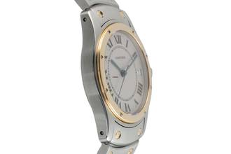 Thumbnail von Cartier Santos Ronde Steel / Gold Automatic Men's Watch Ref. W20036R3 1910