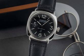 Thumbnail von Panerai Radiomir Black Seal Hand-wound Steel Men's Watch Ref. PAM00380 B&P 2014