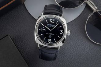 Thumbnail von Panerai Radiomir Black Seal Hand-wound Steel Men's Watch Ref. PAM00380 B&P 2014