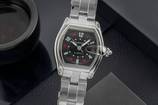  Cartier Roadster de Cartier LM Vegas Dial Automatik Herrenuhr Ref. W62002V3 2510 