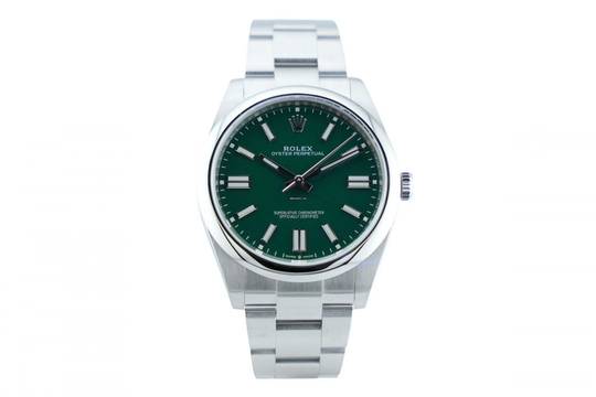  Rolex Oyster Perpetual 41 Green Dial - With Box And Papers - 124300 2022 