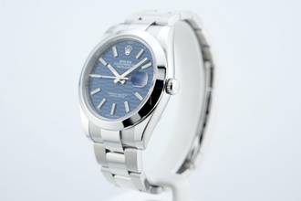 Thumbnail von Rolex Datejust 41 Oyster Bracelet - Blue Fluted Dial - 126300 2023