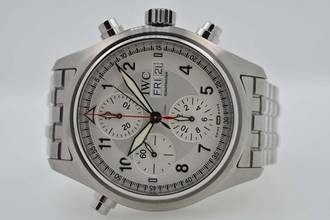 IWC Pilot Watch Double Chronograph Spitfire Pilot Double Chronograph Bracelet IW3713